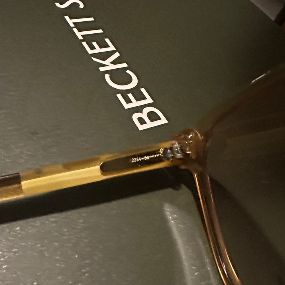 Vintage Dior Gold-Tinted Sunglasses - Picture 8 of 9